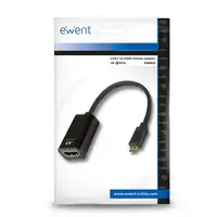 Ewent EW9823 adaptador de cable de vídeo 0,15 m USB Tipo C HDMI tipo A (Estándar)