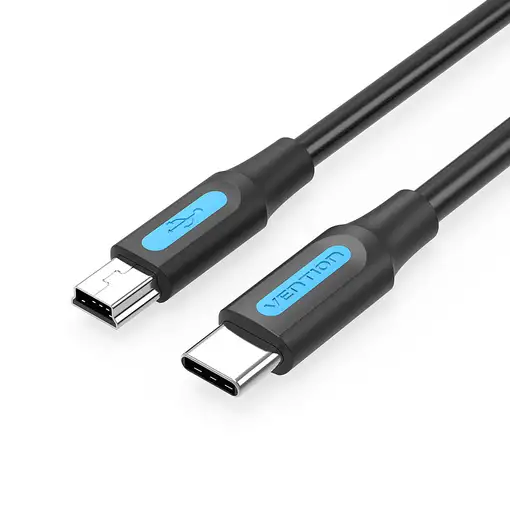Vention Cable USB 2.0 Tipo-C COWBF/ USB Tipo-C Macho - MiniUSB Macho/ 1m/ Negro