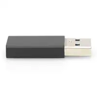 Ewent EW9650 cambiador de género para cable USB Type-A USB Type-C Negro