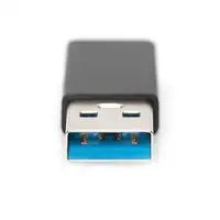 Ewent EW9650 cambiador de género para cable USB Type-A USB Type-C Negro