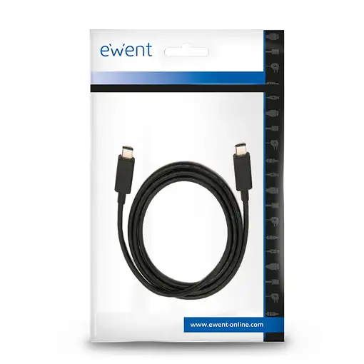 Ewent EC1045 cable USB USB 3.2 Gen 2 (3.1 Gen 2) 1 m USB C Negro