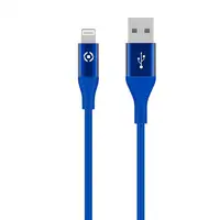 Celly USBLIGHTCOLORBL cable de conector Lightning 1 m Azul