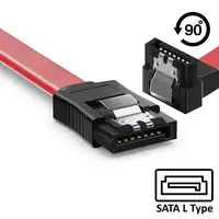 Ewent EC1514 cable de SATA 0,5 m SATA 7-pin Negro, Rojo