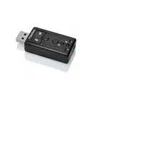 Ewent EW3762 cambiador de género para cable USB audio-in/audio-out Negro