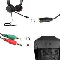 Ewent EC1642 cable de audio 0,15 m 3,5mm 2 x 3.5mm Negro, Verde, Rojo