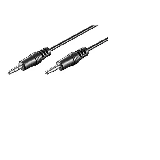 Ewent EC1606 cable de audio 2 m 3,5mm Negro
