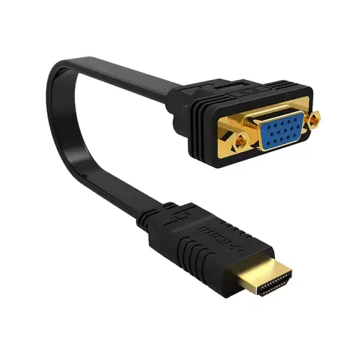 Ewent EW9869 adaptador de cable de vídeo 0,15 m HDMI tipo A (Estándar) VGA (D-Sub)