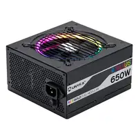 UNYKAch ATX Atilus RGB Black 650W unidad de fuente de alimentación 20+4 pin ATX Ne