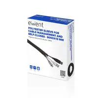 Ewent EW1561 organizador de cables Universal Pasacables Negro 1 pieza(s)