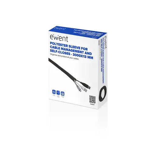 Ewent EW1559 organizador de cables Universal Pasacables Negro 1 pieza(s)