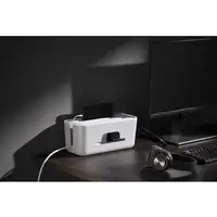 Ewent EW1569 organizador de cables Universal Caja de cables Blanco 1 pieza(s)