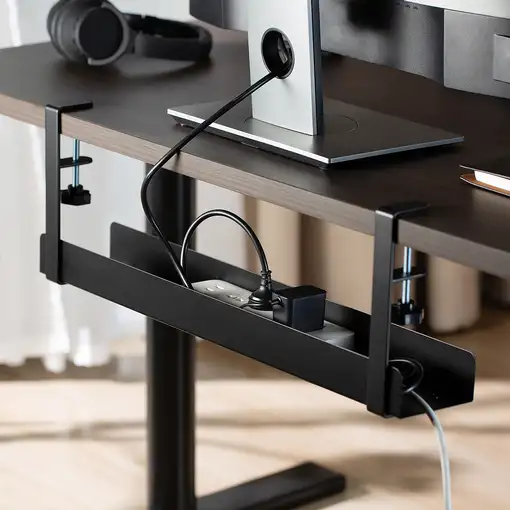 Ewent EW1548 organizador de cables Escritorio Bandeja de cables Negro 1 pieza(s)