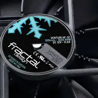 Fractal Design Venturi HP-14 PWM Carcasa del ordenador Ventilador 14 cm Negro, Gri