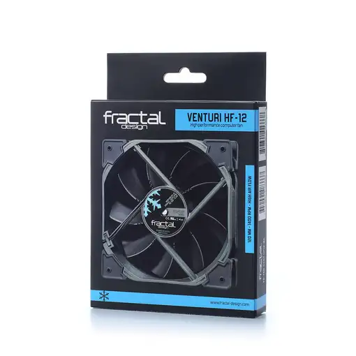 Fractal Design Venturi HP-12 PWM Carcasa del ordenador Ventilador 12 cm Negro, Gri
