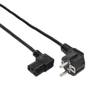 Ewent EC1910 cable de transmisión Negro 1,8 m C13 acoplador Enchufe tipo F