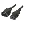 Ewent EC1913 cable de transmisión Negro 1,8 m C14 acoplador C13 acoplador