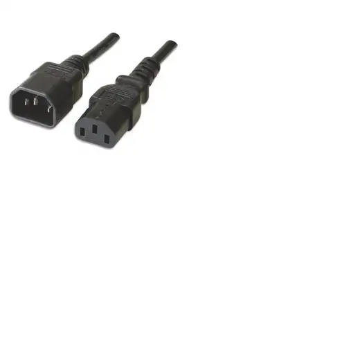 Ewent EC1913 cable de transmisión Negro 1,8 m C14 acoplador C13 acoplador