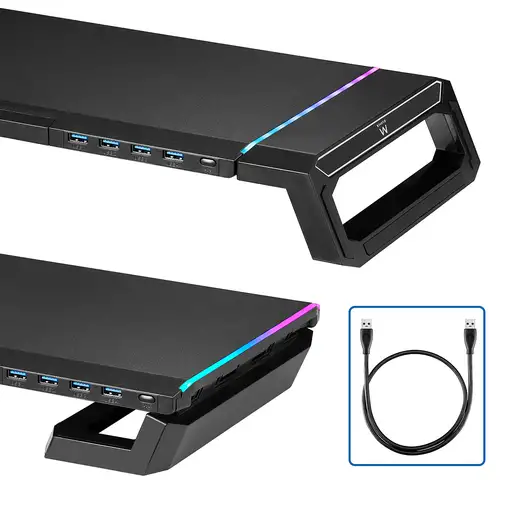 Ewent EW1268 soporte para monitor Escritorio Negro