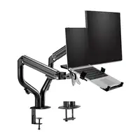 AISENS Soporte de Mesa Contrapeso Giratorio e Inclinable para Portatil y Monitor/T