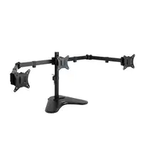 TooQ Soporte de Mesa para 3 Pantallas 17''-27'', Negro