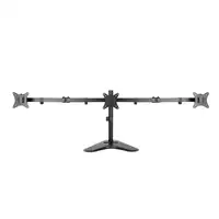 TooQ Soporte de Mesa para 3 Pantallas 17''-27'', Negro