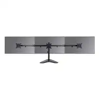 TooQ Soporte de Mesa para 3 Pantallas 17''-27'', Negro
