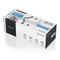 AISENS Soporte de mesa pro contrapeso giratorio e inclinable para monitor/TV 27kg