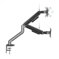 TooQ DB4032TNR-G soporte para monitor 81,3 cm (32'') Escritorio Negro
