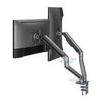 TooQ DB4132TNR-G soporte para monitor 81,3 cm (32'') Escritorio Negro