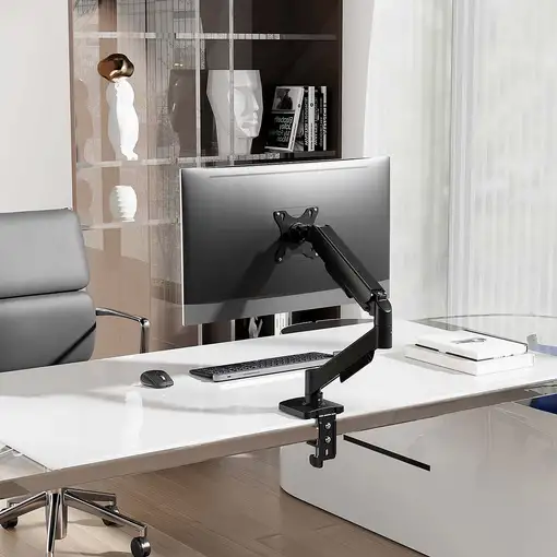 AISENS Soporte de Mesa Eco Contrapeso Giratorio e Inclinable para Monitor/TV 9KG (