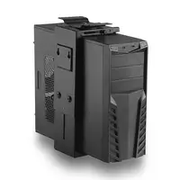 Ewent EW1293 soporte de CPU Soporte para instalación de CPU bajo mesa Negro