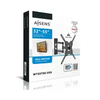 AISENS Soporte ECO giratorio, inclinable para monitor/TV 30kg (3 Pivotes) de 32-55