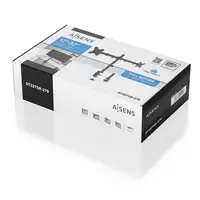 AISENS Soporte de mesa eco giratorio e inclinable para monitor/TV 10kg (3 Pivotes,