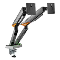 AISENS DT38TSRRGB-349 soporte para monitor 96,5 cm (38'') Escritorio Negro, Blanco