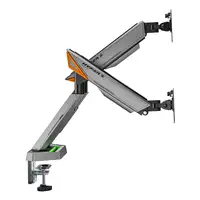AISENS DT38TSRRGB-349 soporte para monitor 96,5 cm (38'') Escritorio Negro, Blanco