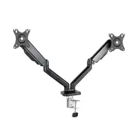 TooQ Soporte de Mesa para 2 Pantallas 17''-32'', Negro