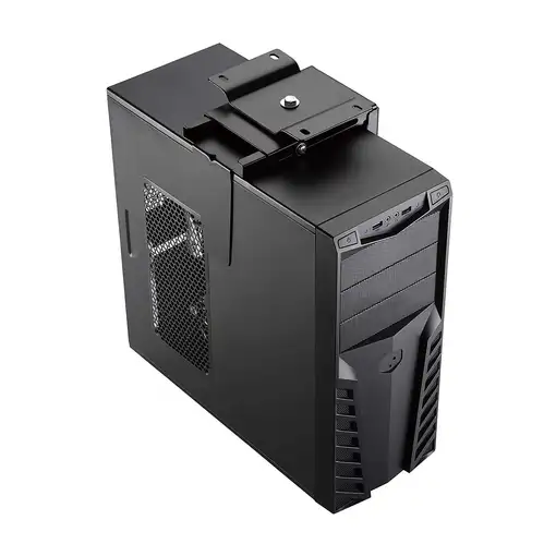 AISENS Soporte Giratorio y Altura Personalizable para CPU por Debajo de Escritorio