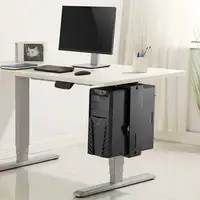 AISENS Soporte Giratorio y Altura Personalizable para CPU por Debajo de Escritorio