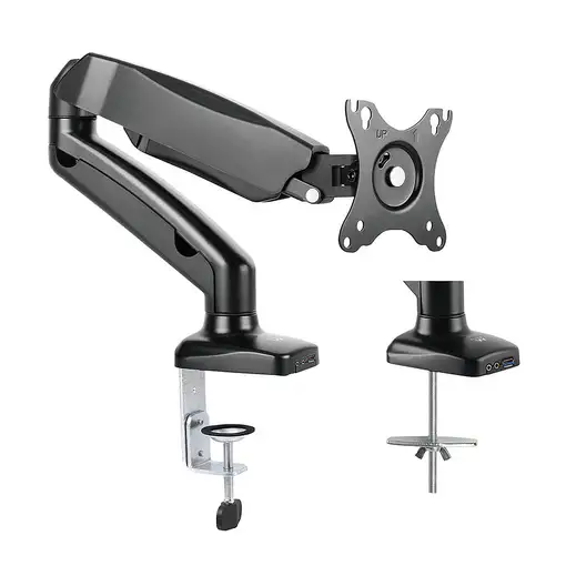 Ewent EW1515 soporte para monitor 81,3 cm (32'') Escritorio Negro