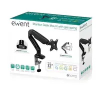 Ewent EW1515 soporte para monitor 81,3 cm (32'') Escritorio Negro