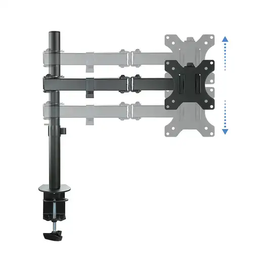 TooQ Soporte de Mesa Giratorio e Inclinable para Pantalla (Monitor / TV Plasma / L