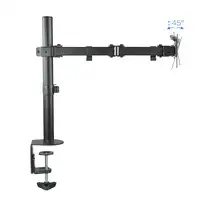 TooQ Soporte de Mesa Giratorio e Inclinable para Pantalla (Monitor / TV Plasma / L