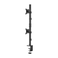 AISENS Soporte de mesa eco giratorio e inclinable para 2 Monitor/TV 9kg de 17-32,
