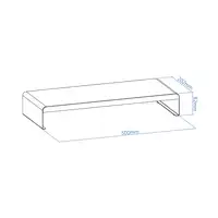 TooQ TQMR0121 soporte para monitor Escritorio Negro