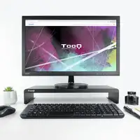 TooQ TQMR0121 soporte para monitor Escritorio Negro