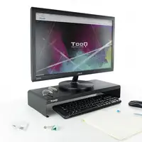 TooQ TQMR0121 soporte para monitor Escritorio Negro