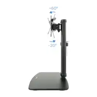 TooQ DB1127TN-B soporte para monitor 68,6 cm (27'') Escritorio Negro