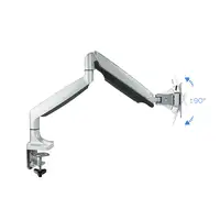TooQ Soporte de Mesa Giratorio e Inclinable para Pantalla (Monitor / TV Plasma / L