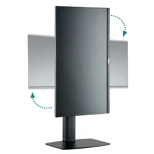 Ewent EW1537 soporte para monitor 81,3 cm (32'') Escritorio Negro