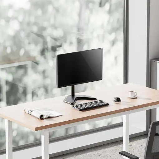 AISENS Soporte de mesa con peana eco giratorio e inclinable para monitor/TV 10kg d